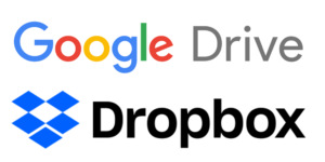 orginio ermöglicht den direkten Zugriff auf in Hoogle Drive und  Dropbox abgelegte Daten
